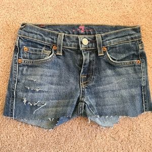 Kids 7 For All Mankind Jean Shorts Size 8